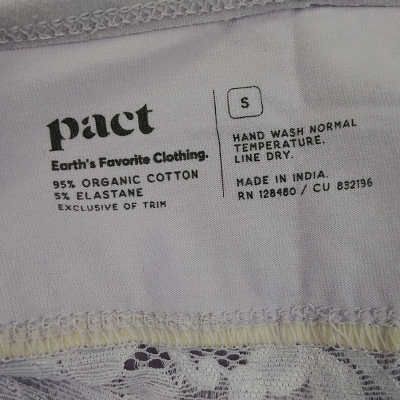 Pact Organic Lace Modern Scoop Bralette - Picture 3 of 5